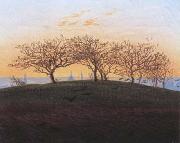 Hills and Ploughed Fields near Dresden (mk10) Caspar David Friedrich